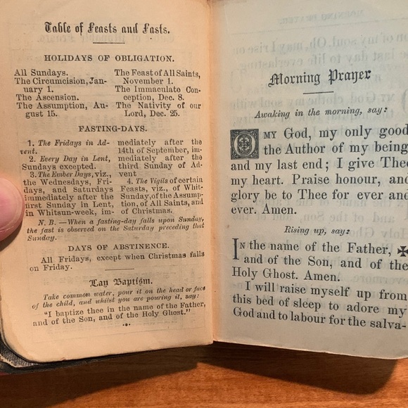 “GOLDEN KEY OF HEAVEN” or Manual of Prayer Vintage Book Bible Psalms/Verses, etc - Picture 7 of 14